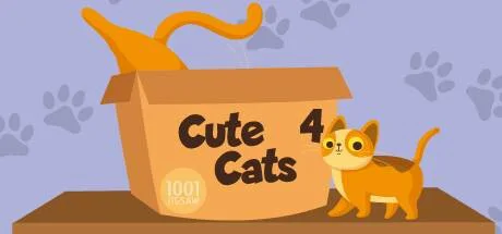 1001 Jigsaw. Cute Cats cover