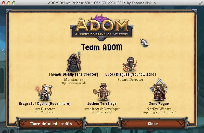 ADOM (Ancient Domains Of Mystery) PC performance and system requirements
