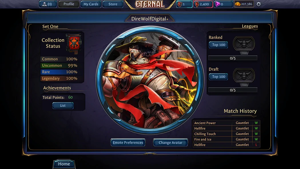 Eternal Card Game PC performance and system requirements