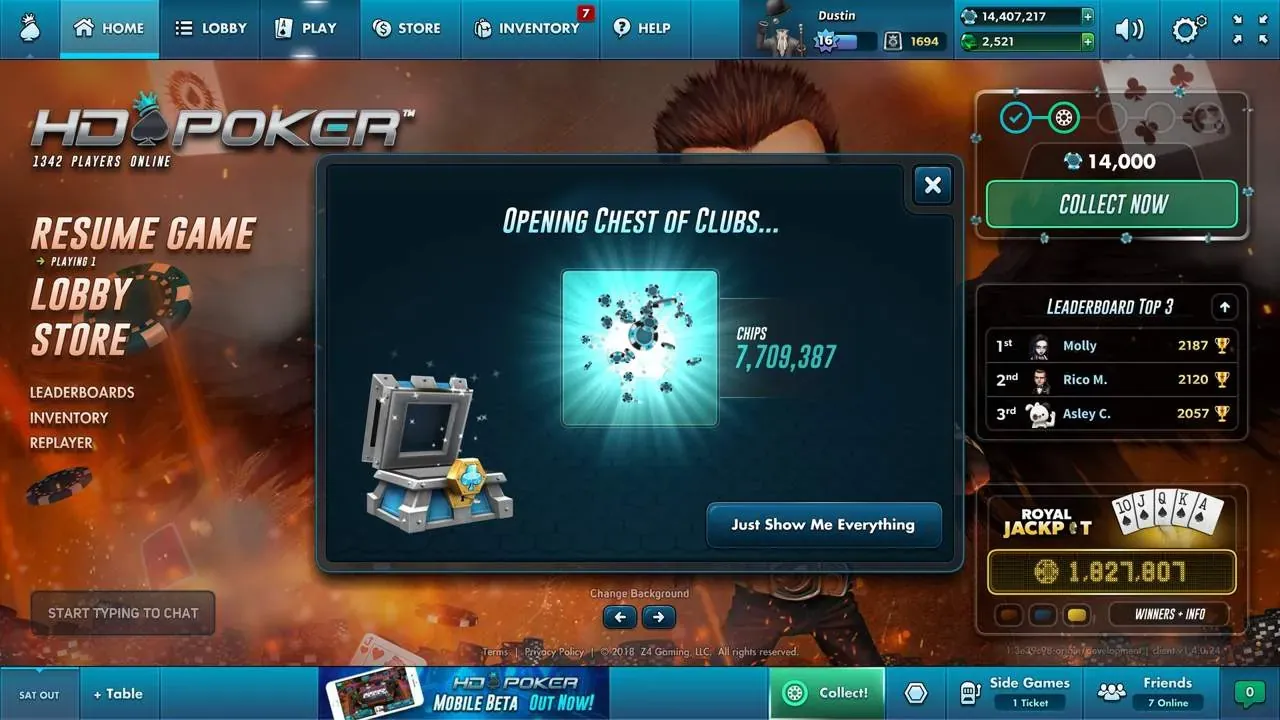 HD Poker PC performance and system requirements