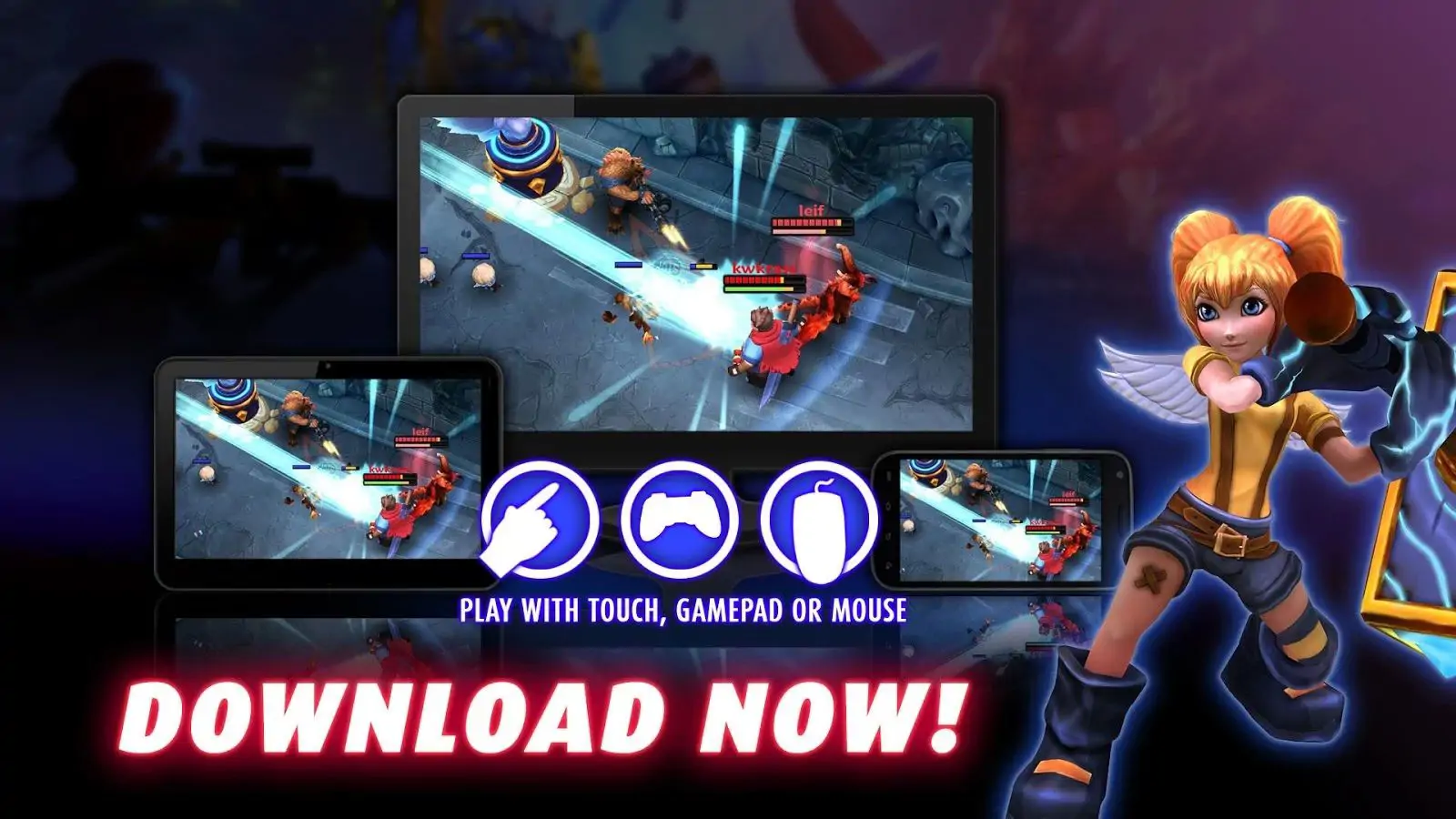 Heroes of SoulCraft - Arcade MOBA cover