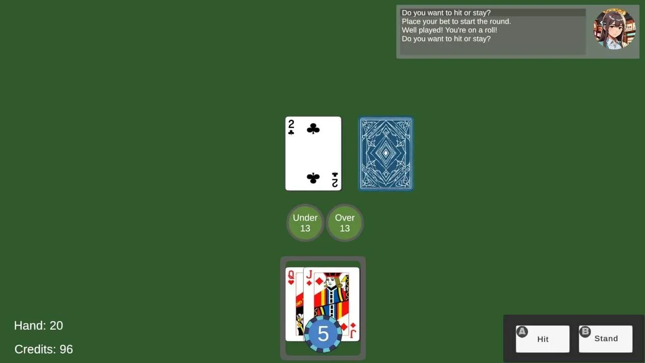 Hit and Stand Blackjack PC system requirements screenshot