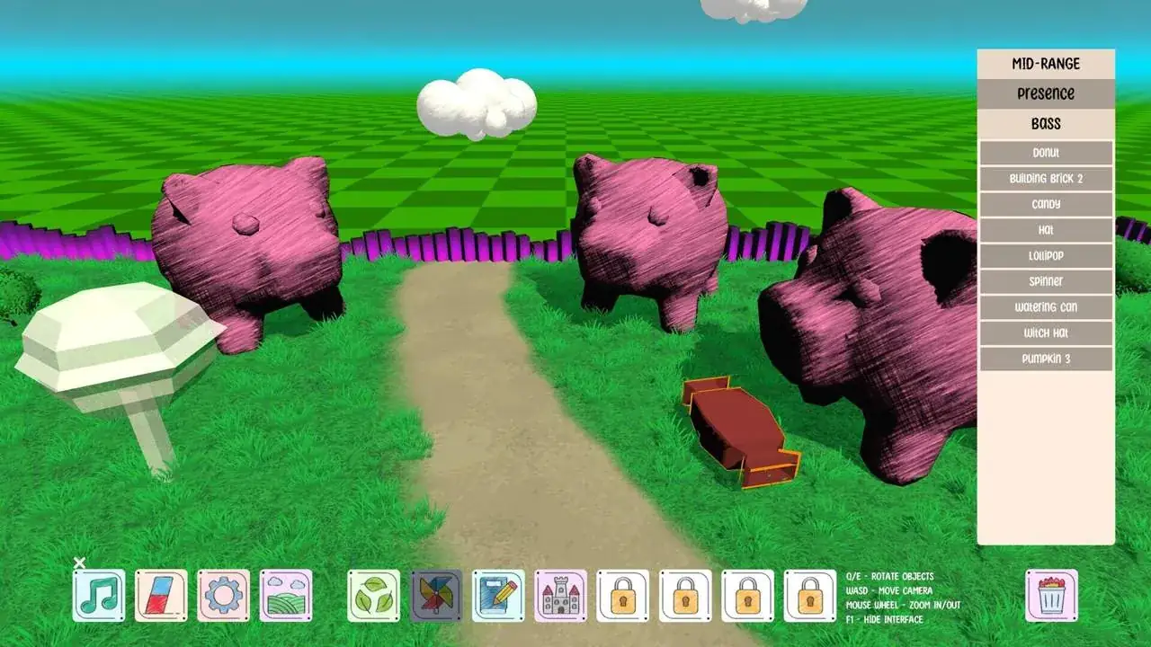 Rhythm Town: Music Visualizer PC system requirements screenshot