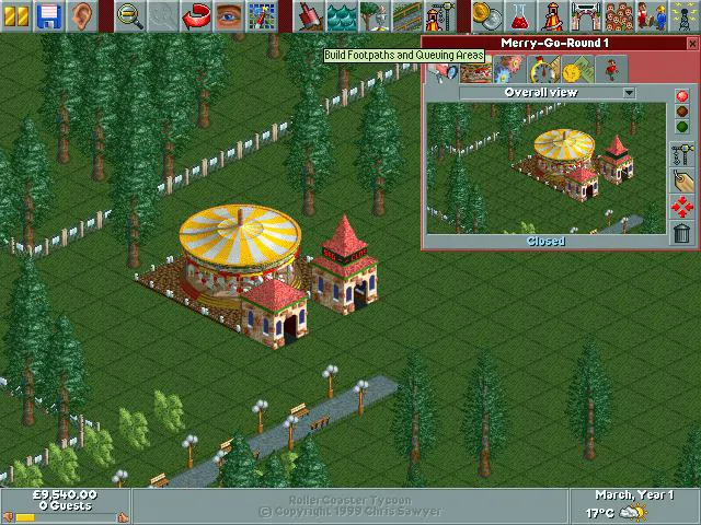 RollerCoaster Tycoon PC performance and system requirements