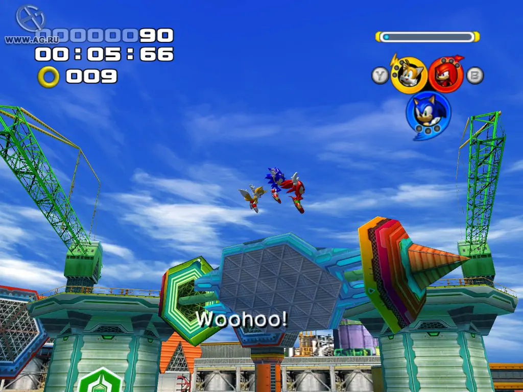 Sonic Heroes PC system requirements screenshot