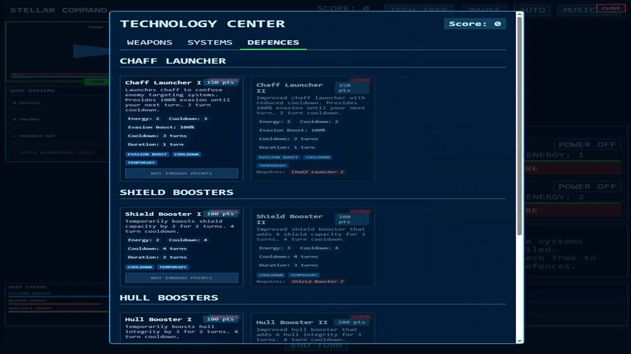 Stellar Command PC system requirements screenshot