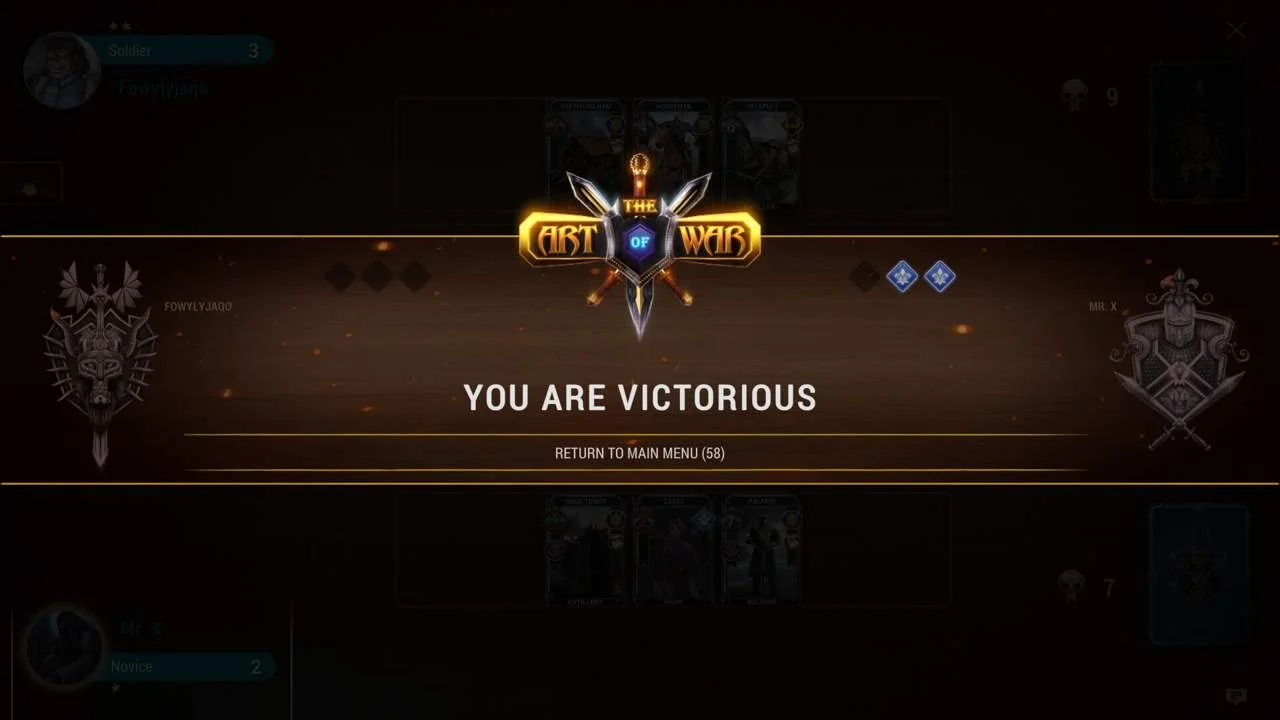 The Art of War: Card Game PC system requirements screenshot