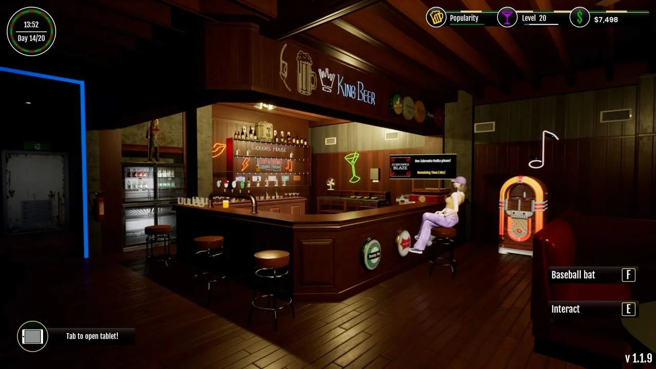 The Pub Life Simulator: Prologue PC system requirements screenshot