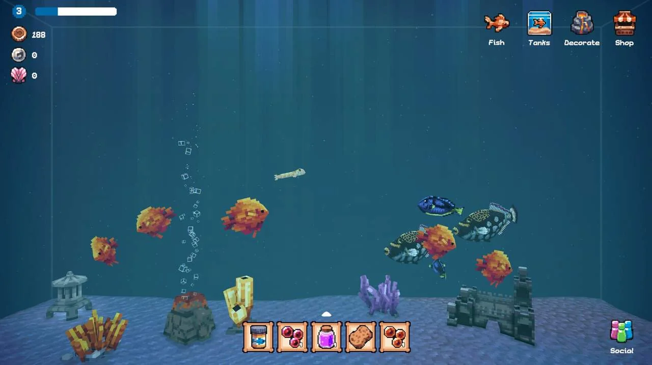 Tiny Aquarium: Social Fishkeeping PC system requirements screenshot