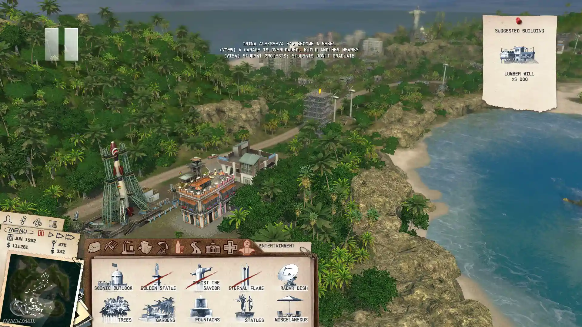 Tropico 3: Absolute Power cover