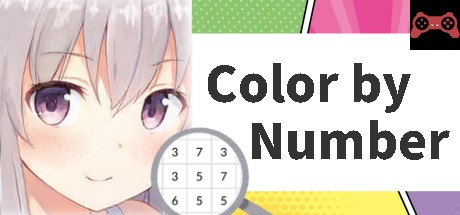 Anime Manga Style Girl - Color By Number Pixel Art Coloring System Requirements
