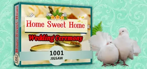 1001 Jigsaw Home Sweet Home Wedding Ceremony cover
