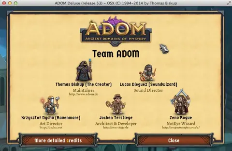 ADOM (Ancient Domains Of Mystery) cover