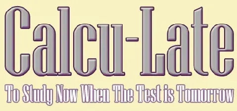 Calcu-Late cover