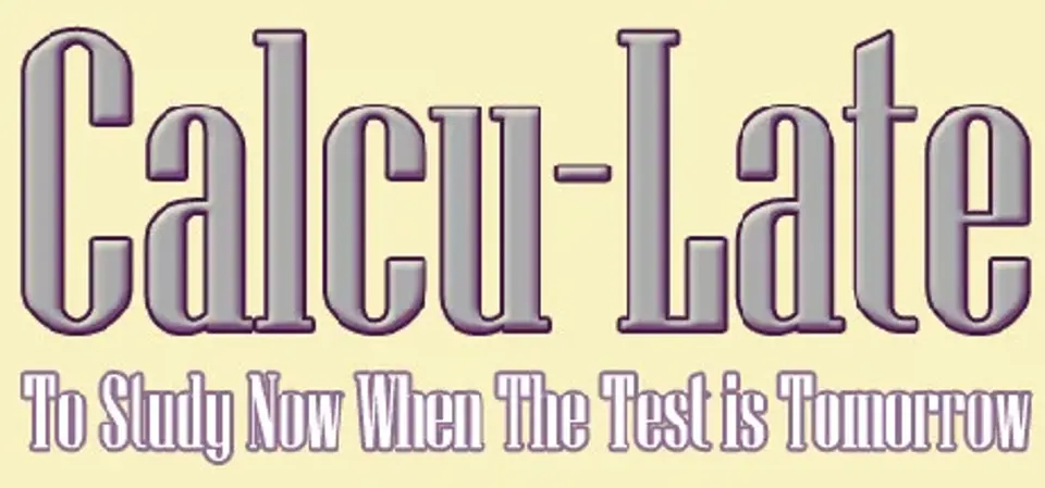 Calcu-Late game cover