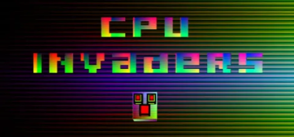 CPU Invaders game cover