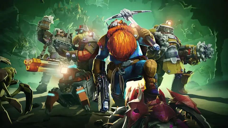 Deep Rock Galactic game cover