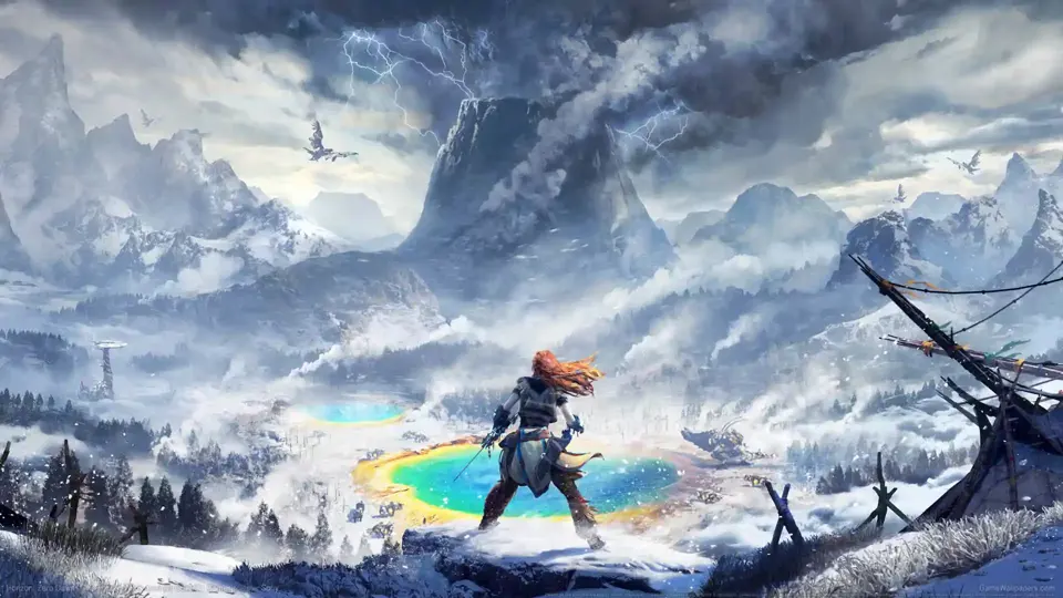 Horizon Zero Dawn: The Frozen Wilds game cover