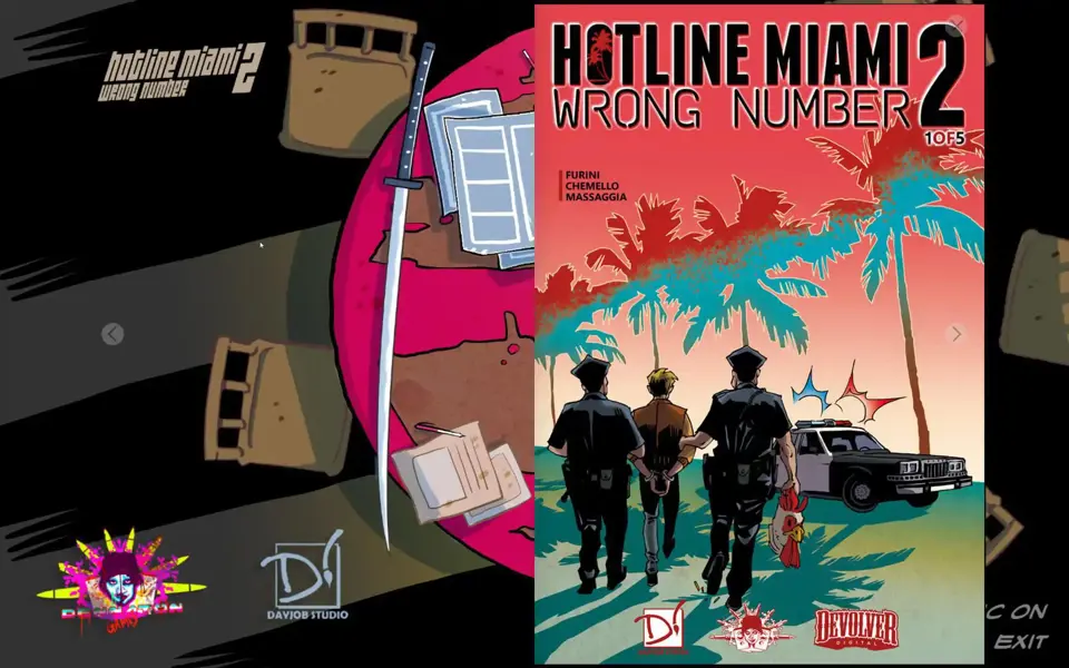 Hotline Miami 2: Wrong Number Digital Comic game cover
