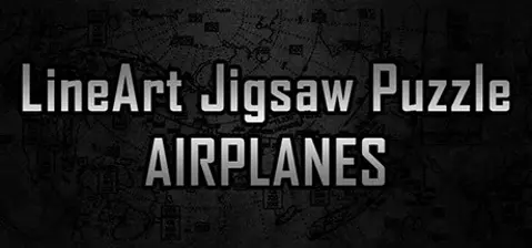 LineArt Jigsaw Puzzle - Airplanes cover