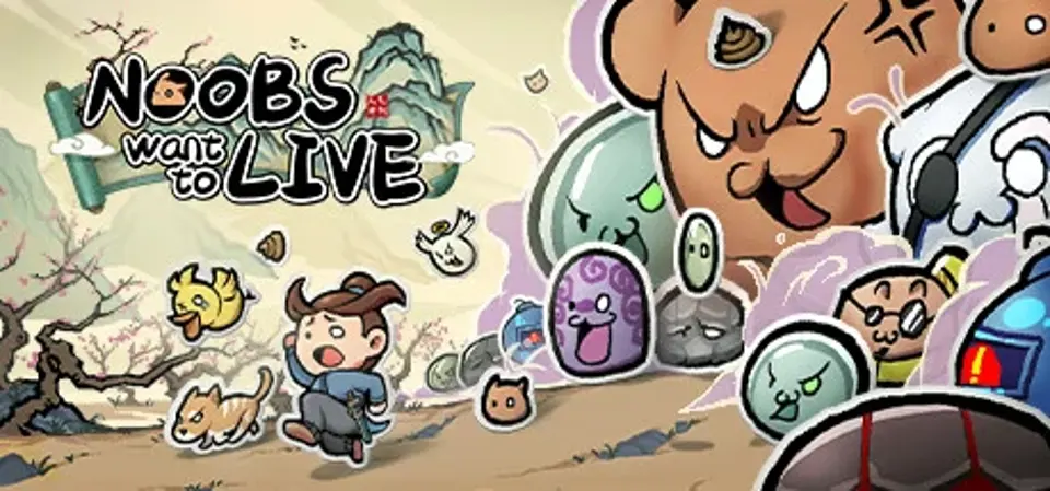 Noobs Want to Live game cover