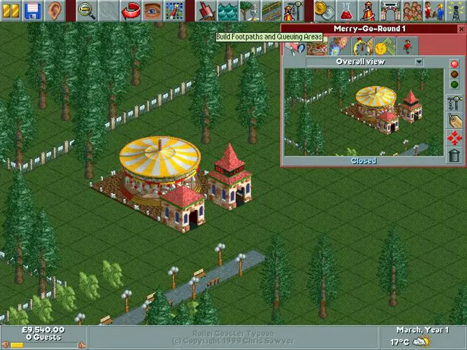 RollerCoaster Tycoon game cover