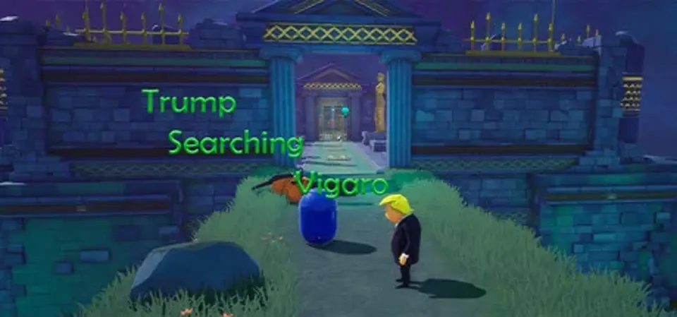 Trump Searching Vigaro game cover